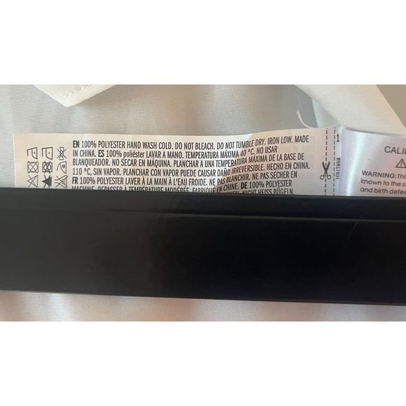 Anthropologie Endless Rose White Button Up Blouse Large - Picture 6 of 9